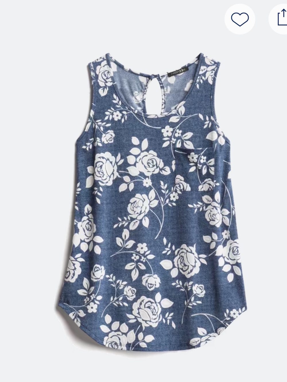 Papermoon Egan One Pocket Knit Top